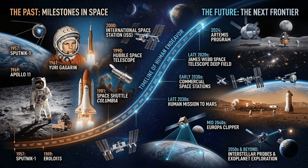 The history of space exploration and future missions 58 image 1