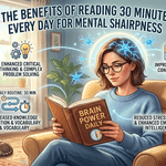 The benefits of reading 30 minutes every day for mental sharpness: The benefits of reading minutes