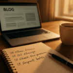 Weekly blog maintenance checklists